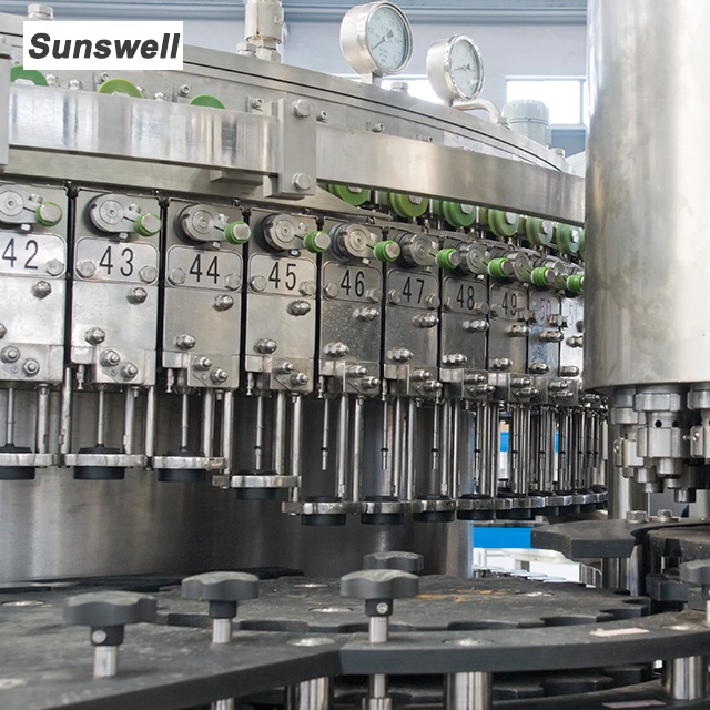 Automatic Glass Bottle Beer / CSD Filling Machine
