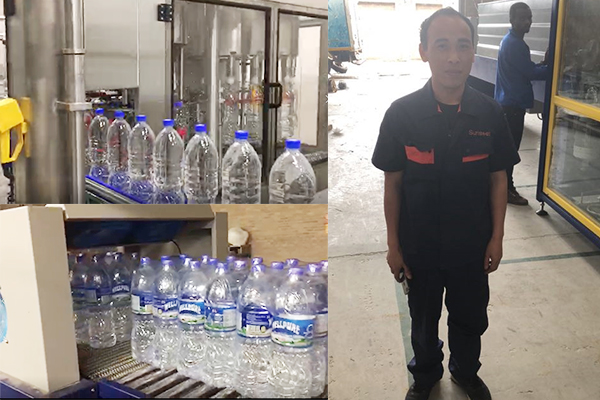 Return with Glory: Zimbabwe 10,000BPH Water Bottling Line Run Successfully